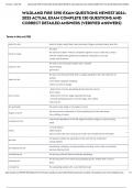 WILDLAND FIRE S190 EXAM QUESTIONS NEWEST 2024-2025 ACTUAL EXAM COMPLETE 130 QUESTIONS AND CORRECT DETAILED ANSWERS &lpar;VERIFIED ANSWERS&rpar;