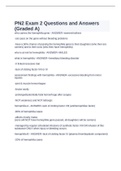 PN2 Exam 2 Questions and Answers  &lpar;Graded A&rpar;