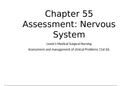 Chapter 55 Nervous System Assessment Nursing School Test Banks