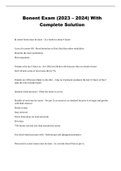 BONENT TEST STUDY BUNDLE &lpar;2023 - 2024&rpar;