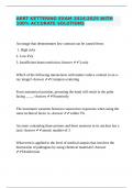 ARRT KETTERING EXAM 2024&sol;2025 WITH 100&percnt; ACCURATE SOLUTIONS