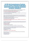 Ati RN Vati Comprehensive Predictor  Form B LATEST UPDATED EXAM WITH  QUESTIONS AND VERIFIED ANSWERS  ALREADY GRADED A
