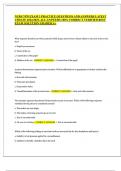 NURS 7470 EXAM 3 PRACTICE QUESTIONS AND ANSWERS LATEST UPDATE 2024&sol;2025&comma; ALL ANSWERS 100&percnt; CORRECT VERIFIED BEST EXAM SOLUTION GRADED A&plus;