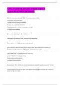 CRC Training Study Guide DAY 2 questions with answers