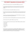 Professional County Collector &lpar;PCC&rpar; EXAM 1 Questions & Answers 2023