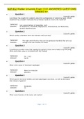  NUR 632 Walden University Exam 1&lbrack;101 ANSWERED QUESTIONS&rsqb; GRADED A&plus;&period;&period;