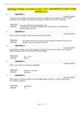  NUR 632 Walden University Exam 1&lbrack;101 ANSWERED QUESTIONS&rsqb; GRADED A&plus;&period;&period;