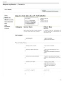 Tina Jones Shadow Respiratory Subjectuve Data Questions & Answers 