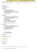 ASL 101 Signing Naturally Unit 5 &lowbar;&lowbar; QUESTIONS WITH COMPLETE SOLUTIONS
