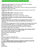 COPE EXAM WRITTEN PRACTICAL VERIFIED SOLUTION GRADED A&plus;