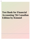 Test Bank for Financial Accounting 7th Canadian Edition by Kimmel