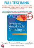 Psychiatric Mental Health Nursing 7th 8th Edition Videbeck Test Bank