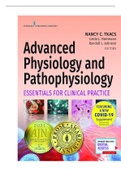 TEST BANK FOR ADVANCED PHYSIOLOGY AND PATHOPHYSIOLOGY:ESSENTIALS FOR CLINICAL PRACTICE 1ST EDITION BY NANCY  ALL CHAPTERS 100% COMPLETE GUIDE.