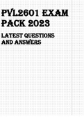 PVL2602 EXAM PACK 2023 AND ASSIGNMENT 2 SEMESTER 1 2023