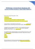ECSA Exam 1&sol; Actual Exam Questions with  Correct Verified Answers&sol; Latest 2024&sol; Rated A&plus;
