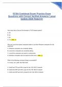 ECSA Combined Exam&sol; Practice Exam  Questions with Correct Verified Answers&sol;