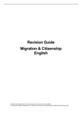 Revision Guide  English Migration & Citizenship (7332B005AY) UvA