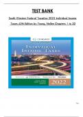 Test Bank For South-Western Federal Taxation 2022 Individual Income Taxes 45th Edition by Young&comma; Nellen&comma; Consists Of 20 Complete Chapters&comma; ISBN&colon; 978-0357519073