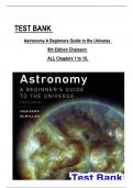 TEST BANK For Astronomy A Beginners Guide to the Universe&comma; 8th Edition by Chaisson&comma;  All Chapters 1 to 18 complete Verified editon 