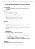 Lecture notes Education Psychology and Special Educational Needs (EPSEN) 