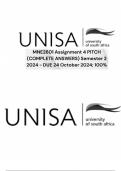 MNE2601 Assignment 4 PITCH &lpar;COMPLETE ANSWERS&rpar; Semester 2 2024 - DUE 24 October 2024
