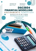 2023 Assignment 2 Specification  Financial Modelling DSC2604  Semester 1