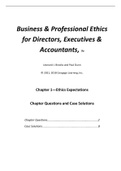 Solution Manual for Business and Professional Ethics&comma; 9th Edition by Leonard J&period; Brooks and Paul Dunn
