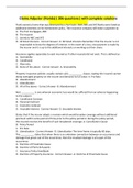 Florida Claims Adjuster Exam 206 Questions with 100&percnt; Correct Answers 33 Pages