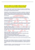 DCF FL Child Care &lpar;CGDR&rpar; Child Growth and Development &lpar;Exam&rpar;Verified And Rated 100&percnt;