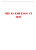 HESI RN EXIT EXAM V3 2023 NEWEST UPDATE