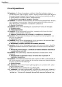 NURS 6665-01, Week 11 Final Questions And Answers 2022 (Graded A+)