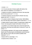 PAX Math Practice 2022 Questions and Answers