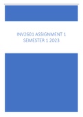 INV2601 Assignment 1 Semester 1 2023