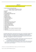  NR 599 Midterm SG topics Exam Guide Latest Fall 2023
