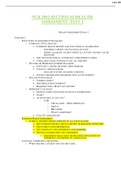 NUR 2092 SECTION 03 HEALTH ASSESSMENT TEST 1