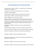 Financial Management C214 Final Exam 2023