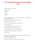 CIPT - Certified Information Privacy Technologist Exam