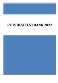 ALL PEDS HESI EXAM&sol; QUESTIONS & ANSWERS TEST BANK&sol;A&plus; GUIDE &sol;Latest 2022