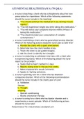 ATI MENTAL HEALTH EXAM A &lpar;70 Q&A&rpar;&comma; Latest 2021 & 100&percnt; Verified