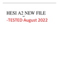 HESI A2 NEW FILE A&P -TESTED  2023 LATEST UPDATE