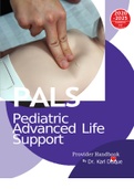 PALS Pediatric Advanced Life Support Provider Handbook By Dr. Karl Disque 2020-2025/Updated Version