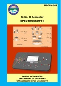 Spectroscopy I By Uttarakhand Open University