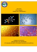 Inorganic Chemistry for MSc Students