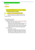 Leadership Proctored Summary 2