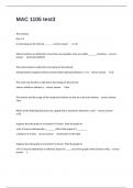 MAC 1105 test3 Comprehensive Exam With 100&percnt; Guaranteed Success&period;