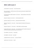 MAC 1105 exam 3 Written Questions And Answers Guaranteed Pass&period;