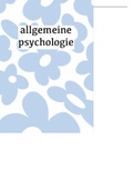 Zusammenfassung  Allgemeine Psychologie und Biopsychologie 