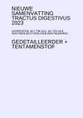 Nieuwe (2023) samenvatting Tractus Digestivus - gedetaileerder met meer tentamenstof