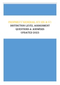 Prophecy general ICU RN A V1 - Distinction Level Assignment Questions & Answers &lpar;Scored 98&percnt;&rpar; updated 2023