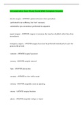 Intraoperative Care Study Guide With Complete Solution